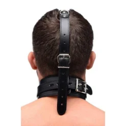 Master Series Leather Collar With Nose Hooks 5 Master Series Leather Collar With Nose Hooks -Boyz Shop ki425 collar with nose hooks male 3b