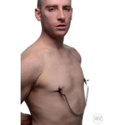Master Series Big Nipple Clamps, Adjustable -Boyz Shop st188 male model 002 750 R