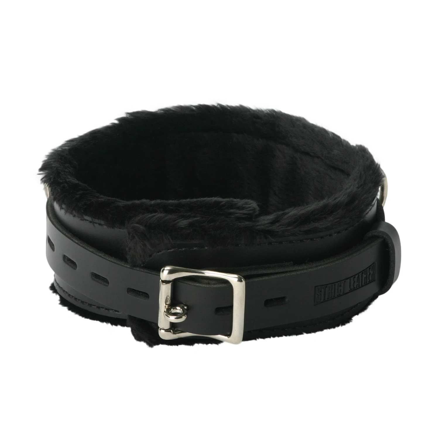 Strict Leather Premium Fur Lined Locking Collar 4 Strict Leather Premium Fur Lined Locking Collar - Image 4