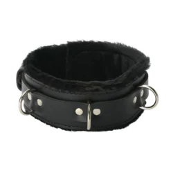 Strict Leather Premium Fur Lined Locking Collar 9 Strict Leather Premium Fur Lined Locking Collar -Boyz Shop sv503 fur lined locking collar front