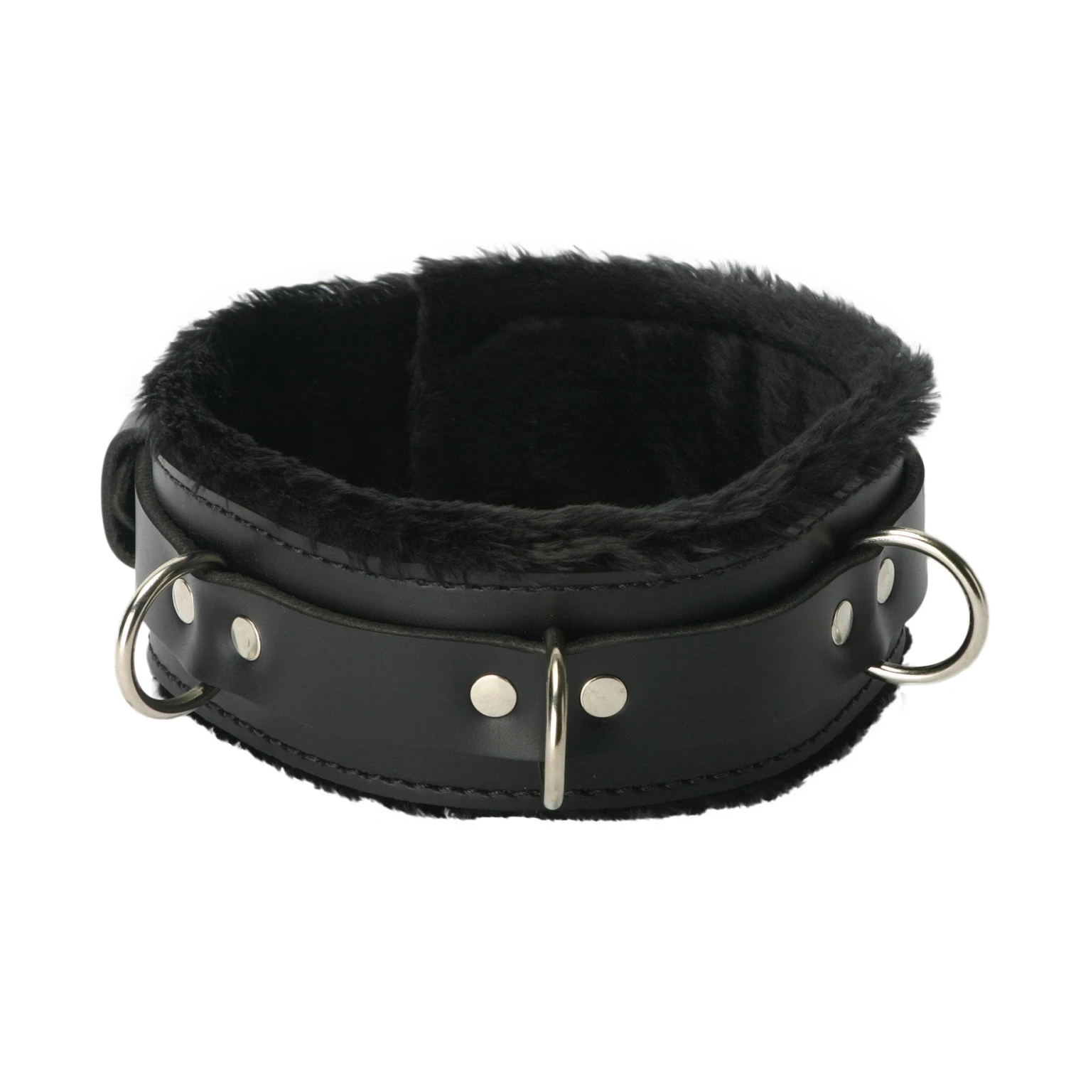 Strict Leather Premium Fur Lined Locking Collar 5 Strict Leather Premium Fur Lined Locking Collar - Image 5