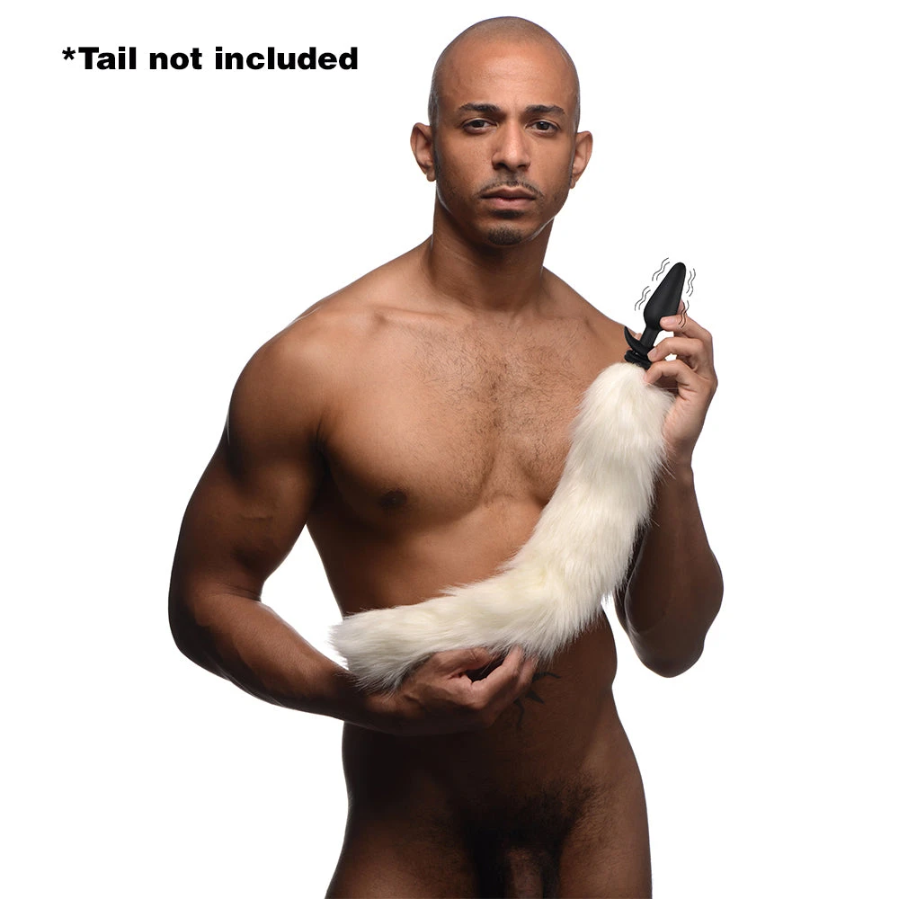 Interchangeable 10X Vibrating Silicone Anal Plug With Remote 4 Interchangeable 10X Vibrating Silicone Anal Plug With Remote - Image 4