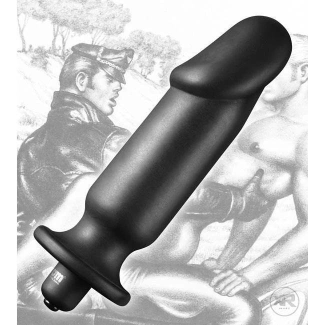 Tom Of Finland Silicone Vibrating Anal Plug 1 Tom Of Finland Silicone Vibrating Anal Plug