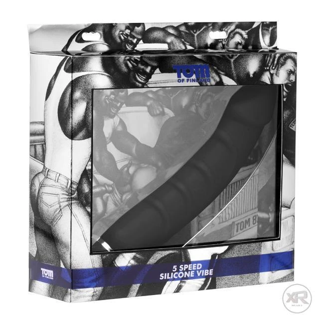 Tom Of Finland 5 Speed Silicone Vibrating Cock 4 Tom Of Finland 5 Speed Silicone Vibrating Cock - Image 4