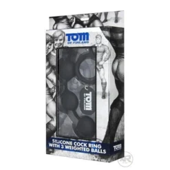 Tom Of Finland Silicone Cock Ring With 3 Weighted Anal Balls 9 Tom Of Finland Silicone Cock Ring With 3 Weighted Anal Balls -Boyz Shop tf1932 4 wm big