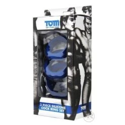 Tom Of Finland 3 Piece Silicone Cock Ring Set 8 Tom Of Finland 3 Piece Silicone Cock Ring Set -Boyz Shop tf3015 4 wm big